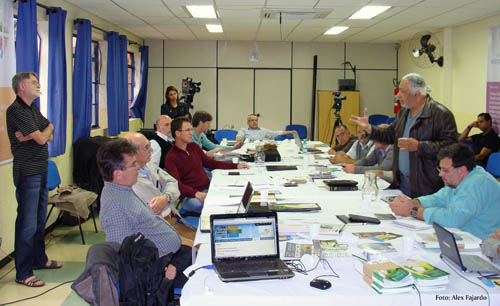 Foto realizada em Campinas na última reunião da Aliança Evangélica Brasileira nos dias 22 e 23 de agosto de 2011